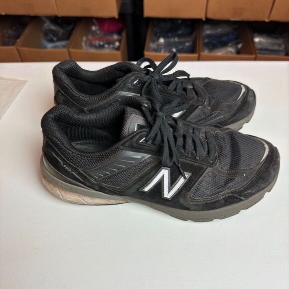 New Balance 990V5 Shoes Mens 9 Black USA Made Dad Casual Running Mowing Outdoors - Picture 5 of 11